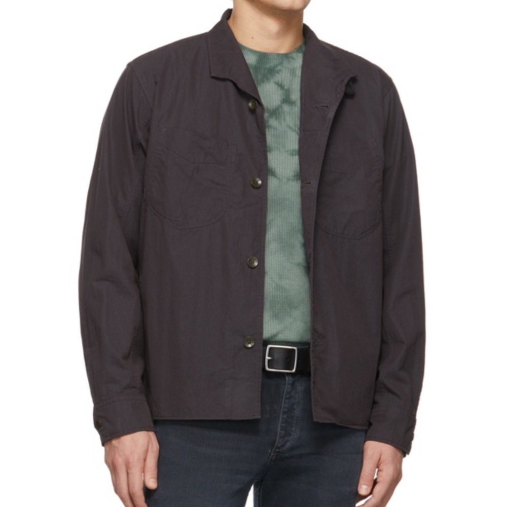 Rag & Bone Graham Paperweight Jacket Dark Gray Sz S
